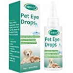 CIDBEST Cat ＆Dog Eye Drops, Eye Wash for Dogs, Pet Eye Care, Relieve Pet Eye Fatigue, Pain-Free Solution for Allergies, Pink Eye, Burning, Itching ＆ Daily Maintenance