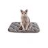 Aspen Pet Round Animal Print Pet Bed for Small Dogs and Cats 18-inch by 18-inch