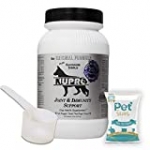 Nutri-Pet Research Nupro Silver for Dogs Hip and Joint Supplement for Dog 5LB with 10ct Pet Wipes