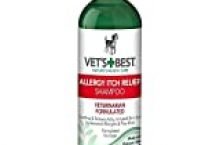 Vet’s Best Allergy Itch Relief Dog Shampoo | Cleans and Relieves Discomfort from Seasonal Allergies | Gentle Formula | 16 Oz