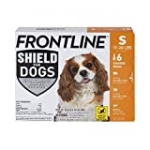 FRONTLINE Shield for Dogs Flea & Tick Treatment, 11-20 lbs, 6ct