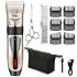 Hansprou Dog Shaver Clippers High Power Dog Clipper for Thick Heavy Coats Low Noise Plug-in Pet Trimmer Pet Professional Grooming Clippers with Guard Combs Brush for Dogs Cats and Other Animals