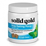 Solid Gold Stop Eating Poop for Dogs with Coprophagia – Natural Chews with Peppermint – 60 Ct