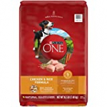 Purina ONE Natural Dry Dog Food, SmartBlend Chicken & Rice Formula – 16.5 lb. Bag
