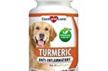 Turmeric for Dogs – Anti Inflammatory for Dogs – Curcumin and BioPerine, Antioxidant, Promotes Pet Mobility and Pain Relief, Prevents Joint Pain and Inflammation – 120 Natural Chew-able Tablets.