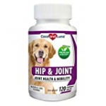 Glucosamine for Dogs, Hip and Joint Support for Dogs, MSM, Chondroitin, Pain Relief from Arthritis, Joint Inflammation and Dysplasia, for Healthy Cartilage and Mobility, 120 Natural Chew-able Tablets