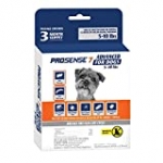 ProSense 7 Flea & Tick Prevention and Control for Dogs 5-10 lb – 3 Month Supply