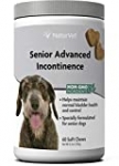 NaturVet – Senior Advanced Incontinence – Helps Maintain Bladder Health & Control – 60 Soft Chews