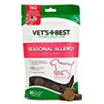 Vet’s Best Seasonal Allergy Soft Chew Dog Supplements | Soothes Dogs Skin Irritation Due To Seasonal Allergies | 30 Day Supply