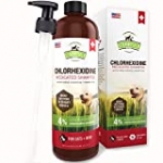 Chlorhexidine Shampoo for Dogs, Cats – 16 oz – Medicated Cat Dog Shampoo, Pet Wash for Dry Itchy Skin, Hot Spot Treatment, Mange, Odor, Yeast Infection, Allergy Itch Relief, Ringworm, Antifungal, USA