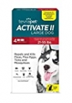 TevraPet Activate II Flea and Tick Prevention for Dogs – Topical, 21-55 Lbs