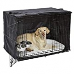 iCrate Dog Crate Starter Kit | 42-Inch Dog Crate Kit Ideal for Large Dog Breeds (weighing 71 – 90 Pounds) || Includes Dog Crate, Pet Bed, 2 Dog Bowls & Dog Crate Cover