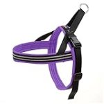 ComfortFlex Sport Harness – American Made No Pull Dog Harness Medium Sized Dog – Lightweight, Padded, Reflective No Rub Harness for Walking & Running – Medium, Purple