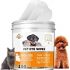 Lillian Ruff Brightening & Whitening Shampoo For Dogs with Dog Bath Brush – Tear Free Coconut Scent With Aloe For Normal, Dry & Sensitive Skin – Adds Shine & Luster to All Color Coats