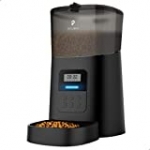 PETLIBRO Automatic Cat Feeder, 6L Auto Pet Cat Dry Food Dispenser with Clog-Free Design, Low Food LED Indication, 0-50 Portion Control for 1-6 Meals Daily, 10s Voice Recorder for Small & Medium Pets