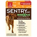 SENTRY HC 7 Way De-Wormer for Medium & Large Dogs, 2 Count