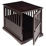 Wooden Furniture Pet Crate, Color Espresso (Large) by Casual Home