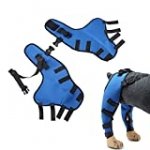 XIDAJIE Dog Hind Legs Protector, Double Hind Leg Brace, Dog Braces with Straps for Back Legs Treat Knee Cap Dislocation Super Supportive Keeps The Joint Stable, Reduces Pain and Inflammation