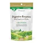 NaturVet – Digestive Enzymes – Plus Probiotics & Prebiotics – Helps Support Diet Change & A Healthy Digestive Tract – for Dogs & Cats – 10 oz Powder