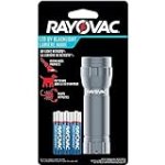 Rayovac UV Flashlight Black Light, 400 nm Ultraviolet Blacklight Detector for Dog Urine, Pet Stains, Bed Bug and Auto Leaks, Purple (BEUV3AAA-BA)