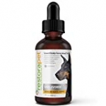 RestoraPet Unflavored Organic Pet Supplement for Dogs, Cats & Horses | Healthy & Safe Antioxidant Liquid Drops | Anti-Inflammatory Multi-Vitamin | Increases Mobility, Energy & Reduces Joint Pain