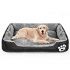 K&H Pet Products Original Bolster Pet Cot Elevated Pet Bed with Removable Bolsters – Chocolate/Black Mesh, Medium 25 X 32 X 7 Inches