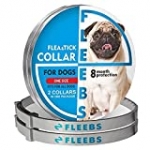 Dog Flea and Tick Collar Adjustable Prevention for Large and Small Dogs, Dogs Flea Treatment, 24.4 in, 2 Pack