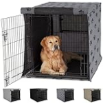 Gorilla Grip Heavy Duty Light Reducing Dog Crate Covers, All Sides Open, Cover Fits 24″ Kennel, Breathable Mesh Windows, Washable Durable Puppy Training Topper Pet Supplies Accessories, Paw