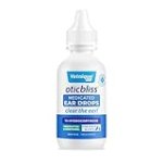 Vetnique Oticbliss Medicated Cat & Dog Ear Cleaner Drops – Dog Ear Infection Treatment with 1% Hydrocortisone to Soothe Itching, Redness, & Swelling – Vet Recommended