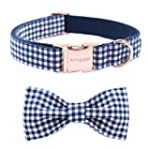 ARING PET Bowtie Dog Collar Adjustable Collars with Bow Tie for Dogs Small Medium Large