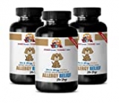 Skin Support for Dogs – Premium Dog Allergy Relief – Itch and Immune System Solution – Treats – bromelain Dogs – 225 Treats (3 Bottle)