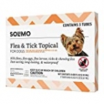 Amazon Brand – Solimo Flea and Tick Topical Treatment for Dogs, For Small Dogs (5-22 pounds), 3 Doses