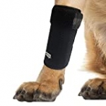 Dog Canine Front Leg Brace Wrap, Pair of Dog Leg Compression Sleeve Brace Wrap with Metal Strips Protects Wounds Brace Heals and Prevents Injuries & Sprains Helps Arthritis