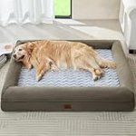 WNPETHOME Washable Dog Beds Large Sized Dog, XL Dog Couch, Orthopedic Dog Sofa Bed with Removable & Waterproof Cover, Extra Large Dog Bed with Bolster Sides for Sleeping, Big Dog Couch Bed with Sides