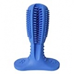 Little World Dog Chew Toothbrush, Dog Teeth Cleaning Toys Natural Rubber Dental Care Cleaning Stick for Medium Large Dog Pets