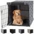 BXEBUI Dog House Indoor Memory Sponge, Foldable Dog House Kennel Bed Mat with Cushion for Small Medium Large Dogs Cats, Winter Warm Cat Nest Puppy Cave Sofa Pet Products (Medium)