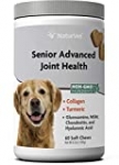 NaturVet Senior Advanced Joint Health Dog Supplement – Includes Glucosamine, MSM, Chondroitin, Collagen – Helps Supports Canine Joint Health Function – 60 Ct. Soft Chews