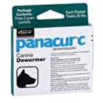 Panacur C Canine Dewormer Dogs 2 Gram Each Packet Treats 20 lbs (3 Packets)