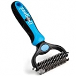 Dogeez Dematting Tool for Dogs | Gentle Grooming to Detangle Matted Fur and Stop Shedding | Dual Sided Undercoat Rake for Small, Medium and Long Hair Dog, Cat, and Other Pets | Undercoat Brush Comb