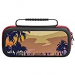 Carrying Case for Nintendo Switch,Colorful Summer Topical Background Switch Travel Case Compatible with Nintendo Switch Dock.Switch Carry Case with Handle for Nintendo Switch Console & Accessories