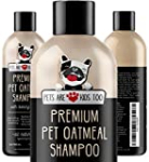 Pet Oatmeal Anti-Itch Shampoo & Conditioner In One! Smelly Puppy Dog & Cat Wash, Natural Ingredients & Hypoallergenic! Relief For Allergies, Itchy, Dry, Irritated Skin!! Smells Amazing! (1 btl)