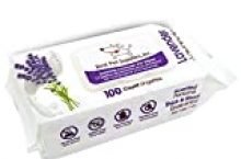 Best Pet Supplies Lavender-Scented Calming Pet Wipes for Dogs & Cats – Extra Soft & Strong Grooming Wipes with Gentle Plant-Derived Formula, Model Number: WW-LA-100T