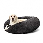 ANWA Washable Dog Round Bed Medium, Donut Dog Bed Medium Dog, Comfy Dog Calming Cuddler Bed
