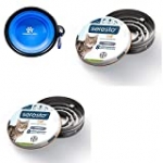 Bayer Seresto Flea and Tick Collar for Cat, all weights, 2 Pack With HS Pets Collapsible Pet Bowl