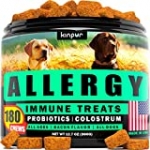 Vets’ Best Dog Allergy Chews for Itchy Skin and Hot Spots – Seasonal, Food, Skin Allergy Relief Immune Supplement for Dogs with Omega, Apple Cider Vinegar, Probiotics – Effective Itch Relief for Dogs