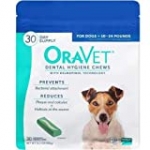 Merial Oravet Dental Hygiene Chew For Dogs (10-24 Lbs), Dental Treats For Dogs, 30 Count