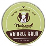 Natural Dog Company Wrinkle Balm, Cleans and Protects Dog Wrinkles and Skin Folds, Perfect for Bulldogs, All Natural, Organic Ingredients, 2oz Tin, Packaging May Vary