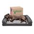 MSMASK Pet Dog Bed Frame with Drawer, Modern Cats Dogs Wood Beds, Couch Sofa Elevated Wooden Dog Furniture Easy to Clean