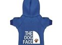 Paiaite Blue Chihuahua Dog Hoodie: Keep Your Pup Warm and Stylish with a ‘The Dog Face’ Printed Sweatshirt, Pet Clothes, and Sweater Coat All in One – Perfect for Winter and Cool Summer Nights! XS