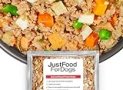 JustFoodForDogs Frozen Fresh Dog Food, Complete Meal or Dog Food Topper, Beef & Russet Potato Human Grade Dog Food Recipe, 18 oz (Pack of 7)